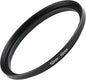 52mm 55mm Step Up Ring Filter Adapter Black Metal Step up Adapter Rings Compatible with All Brand UV CPL ND Camera Lens Filter Step Down Ring (52mm-55mm)