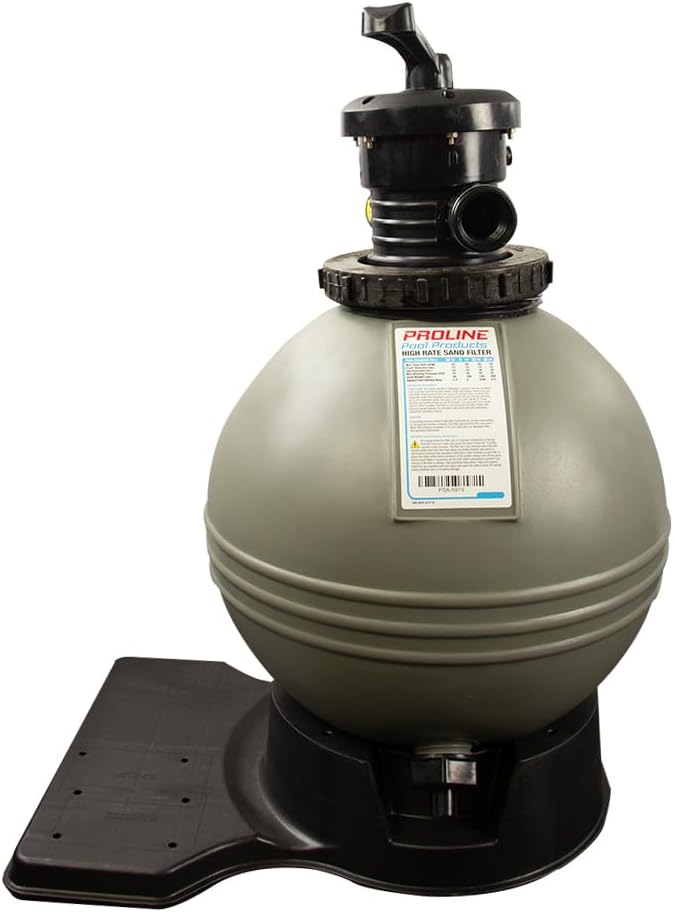 Waterway 'Proline' 19" Inch Sand Filter with Base | for Above Ground Pools Up to 21,600 Gallons | Easy to Install | Pump Not Included | Fill: 100 Pounds of Sand (Not Included)