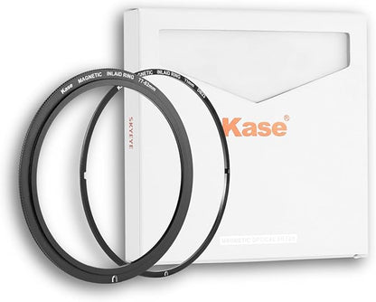 Kase 49mm Magnetic Screw in Adapter Ring Kit, Brass Magnetic to Threaded Filter Adapter Rings for Camera Lenses, Ultra-Thin 3.4mm Profile, Quick-Release Design, Compatible with UV CPL ND Filters