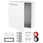Outdoor Electrical Junction Box, 24x 24 x 8' ' NEMA 4X Enclosure Box, Wall Mounted IP66 Waterproof & Dustproof Lockable Metal Junction Box