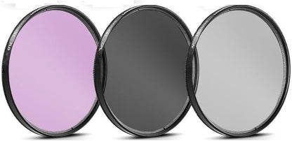 62mm 7PC Filter Set for Panasonic DMC-FZ1000 4K Point and Shoot Camera - Includes 3 PC Filter Kit (UV-CPL-FLD) and 4PC Close Up Filter Set (+1+2+4+10)