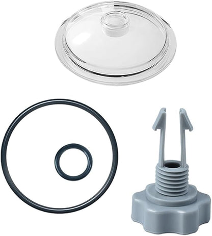 For SF80110-1 Pool For Leaf Trap Cover Lid with O-Ring and, Replacement Part for 12 Inch Sand Filter Pump, Swimming Pool Debris Cover and Filtration System Accessory for Above Ground Pools