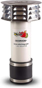 OdorHog Metal Cap Clamp On Vent Stack Pipe Filter 3", PVC, Removes Outdoor Septic and Sewer Odor Problems