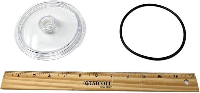 Replacement for Intex 11823 Leaf Trap Cover Lid for 12 Inch Sand Filter Pumps + O-Ring