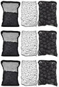 Wave Point Aquarium Filter Media Kits, 1 lb Activated Carbon + 50pc Bio Balls +1 lb Ceramic Ring (Triple Pack)