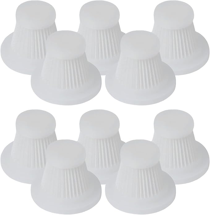 For HEPA Filter for Car Vacuum, Washable Reusable Vacuum Filter Replacement 10 Pack, Car Vacuum Cleaner Filter Set for Vehicle - 52x40x28mm