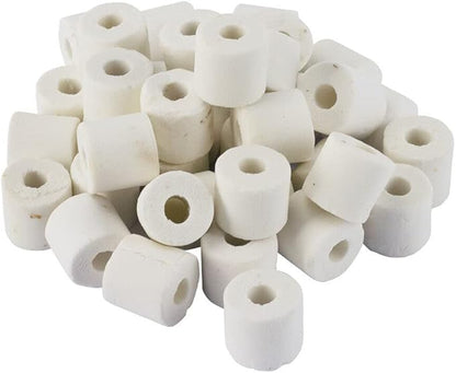 Wave Point Aquarium Filter Media Kits, 1 lb Activated Carbon + 50pc Bio Balls +1 lb Ceramic Ring (Single Pack)