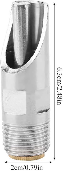Automatic Pig Drinkers, 5 Pieces Thread Stainless Steel Automatic Pig Nipple Fountains Waterers with Copper Hat Duck Nozzle for Sows Piglets Drinking Water