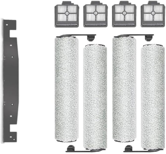 Compatible for Dreame H11S/H11 Pro/H12/H12S， Cordless Wet Dry Vacuum Cleaner Brush Roller and Filter Replacement Parts(F)