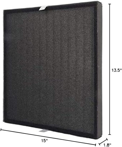 Nispira FLT5900 Filter J True HEPA + Carbon Filter Set Replacement Compatible with GermGuardian FLT5900 Filter J Air Purifier AC5900WCA and AC5900WDLX 1 Pack