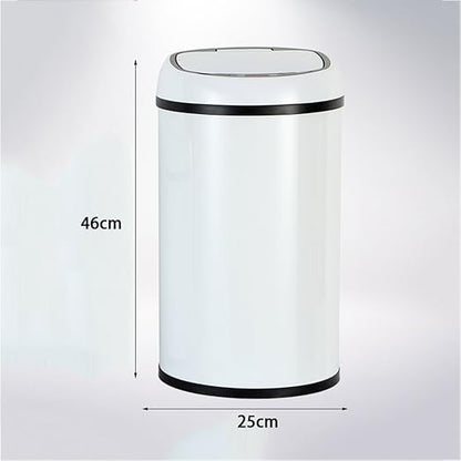 Portable Rechargeable Creative Intelligent Sensor Trash Can Household Electric Fashion Living Room Bathroom Trash Can Can Recycler (Size : B:35 * 25CM) (C:46 * 25CM)