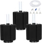 Bio Sponge Filter for Betta Fry Aquarium Fish Tank Up to 60 Gallon Each, 3-Pack (L)