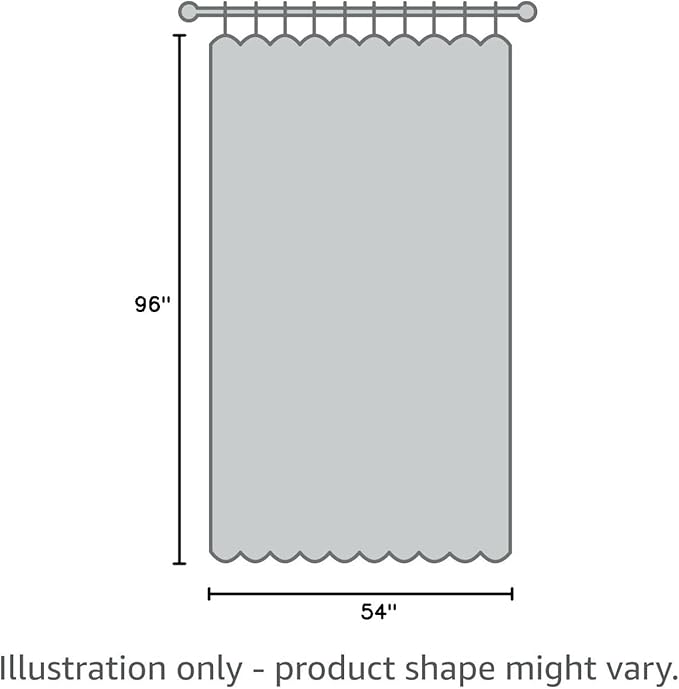 Outdoor De'cor Escape Waterproof Outdoor Sun Filtering Voile Tab Top Curtain, Patios, Gazebos, Privacy, Washable, Fade Resistant, 54" X 96", White