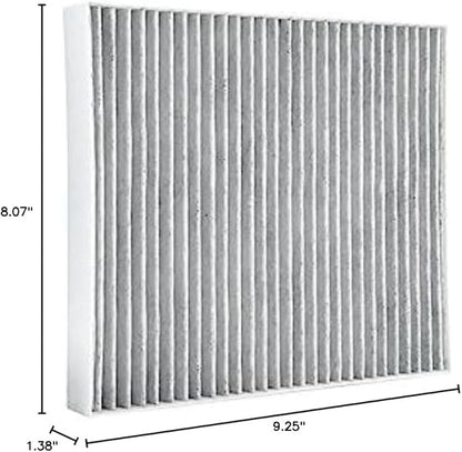 KAX Cabin Air Filter with Activated Carbon, CF10743 Replacement for Grand Caravan, Town&Country, G37, Q50, G37, Armada, QX80, M35, Routan