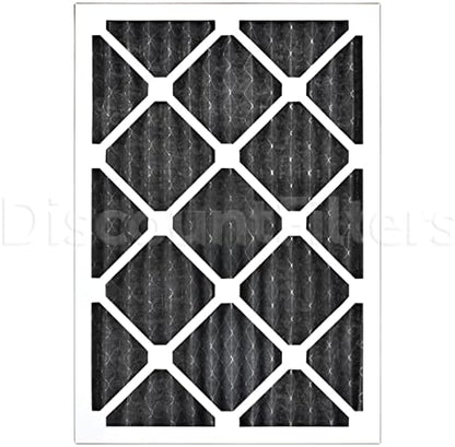 14x20x1 Air Filter AIRx ODOR MERV 7 Carbon Pleated Air Filter - Made in the USA - Box of 6