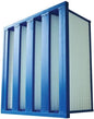 Mini Pleat Rigid Microglass V-Bank Air Filter 24x24x12 (4V) – MERV 15 ASHRAE 52.2 High-Efficiency HVAC Filter for Commercial, Industrial, Hopsitals & Cleanroom Use