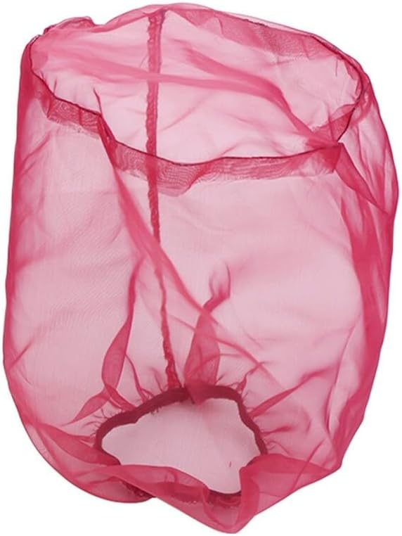 Car Intake Filter Mesh Cover Polyester Cloth Oilproof and Dustproof Cover Cold Air Filter Protector Cover Rain Sock Protective for Motorcycle Automotive (Type B Red)