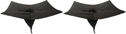 2 Pack PET Storm Drain Filter-47.2x47.2x23.6in Oil & Sediment Guard with 4 Lifting Loops,Square Witches Hat Catch Basin Filter for Parking lot Street Construction Site Industrial Plant