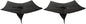 2 Pack PET Storm Drain Filter-47.2x47.2x23.6in Oil & Sediment Guard with 4 Lifting Loops,Square Witches Hat Catch Basin Filter for Parking lot Street Construction Site Industrial Plant