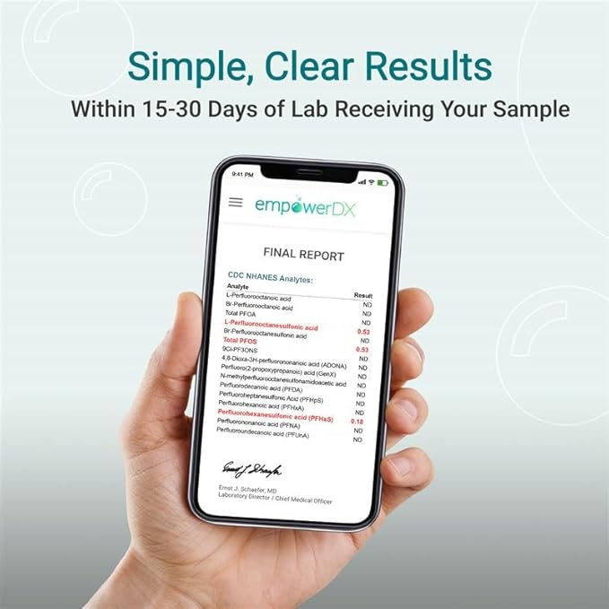 empowerDX PFAS Exposure Blood Test - at-Home Test Kit for PFAS Chemicals