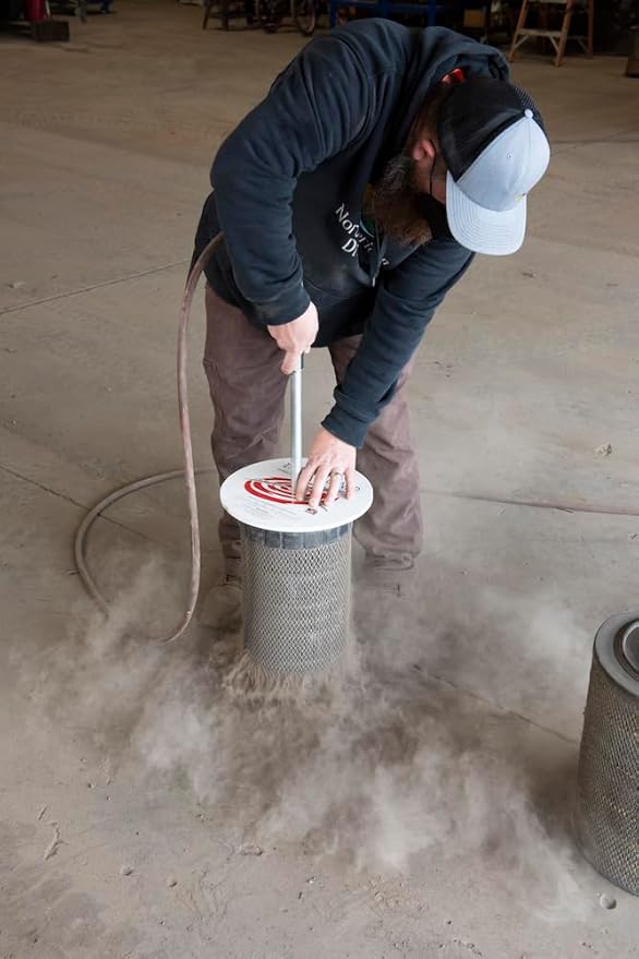 Original Air Filter Cleaner by Pete Industries - Heavy Duty Construction built to last - Made in USA - 360 Degree rotating filter cleaner
