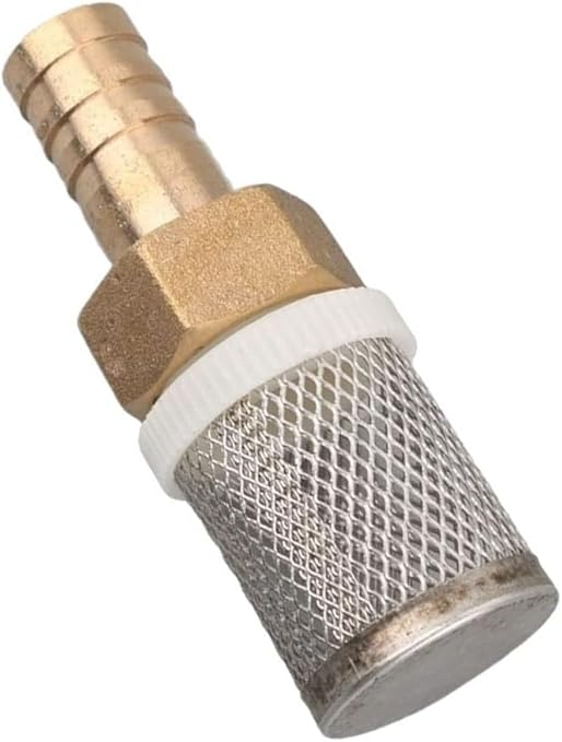 Pro-Grade Sprayer Filter Kit - 6/10/13/19mm Brass & SS Mesh for Car Detailing & Greenhouse Irrigation(8mm)