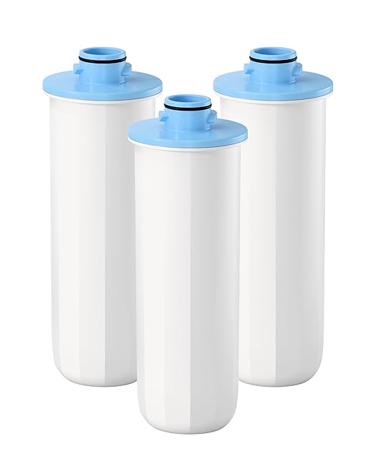 Waterdrop WD-EWFLL Alkaline Replacement Filters for Waterdrop Rechargeable Electric Dispenser WD-ED11L, Healthy Mineralized Alkaline Water, Does not Lower TDS, 3 Packs