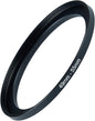 49mm to 55mm Step-up Adapter Rings Filter Adapter Black Metal Step Down Filter Ring Adapter Compatible with All Brand UV CPL ND Camera Lens Filter Stepping Rings (49mm-55mm), (NLY001)