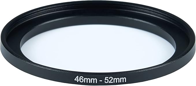 40.5mm Lens to 52mm Camera Lens Adapter 40.5mm to 52mm Step Up Ring Adapter Ring for All Brands of UV ND CPL, with Premium Lens Wiping Cloth 2 Pack (40.5mm-52mm)