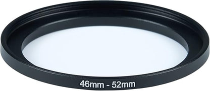 40.5mm Lens to 52mm Camera Lens Adapter 40.5mm to 52mm Step Up Ring Adapter Ring for All Brands of UV ND CPL, with Premium Lens Wiping Cloth 2 Pack (40.5mm-52mm)