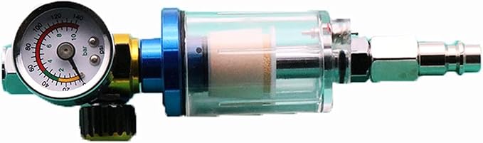 M5RU Sand Blaster Gun Kit Spray Gun Air Regulator Gauge+in-line Water Trap Filter Tool+EU Adapter Pneumatic Spray Gun Accessories