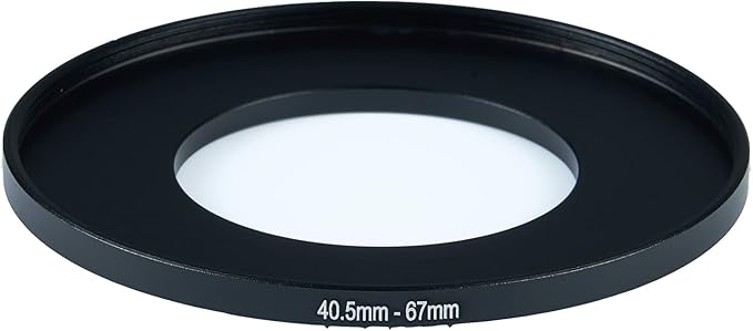 40.5mm to 67mm Step-Up Ring Filter Adapter for All Brands UV ND CPL Metal Ring Step-Up Rings Adapter Filter (40.5mm-67mm)