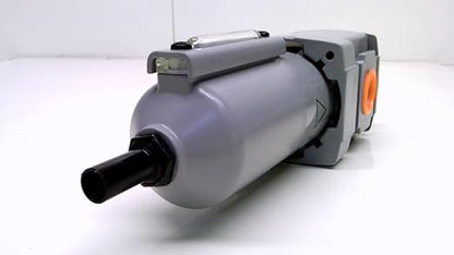 Parker Hannifin P32FB94DSAN Series P32FB Aluminum Global Modular Compact Coalescing Filter, 0.01 µ Element with DPI, Metal Bowl with Sight Gauge, Auto Drain and without Mounting Bracket, 1/2" NPT Port