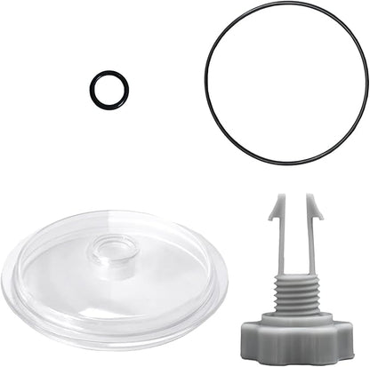 Pool Leaf Trap Cover Lid with O-Ring and Valve Kit for Intex, Replacement Parts for 12 Inch Sand Filter Pumps, Compatible with SF15110, SF70110, SF60110