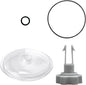 Pool Leaf Trap Cover Lid with O-Ring and Valve Kit for Intex, Replacement Parts for 12 Inch Sand Filter Pumps, Compatible with SF15110, SF70110, SF60110