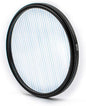 Prism Lens Filter 82mm Starlight Glare Filter Anamorphic Lens Flare Effect Filter Film Props(Blue Linear Flares)