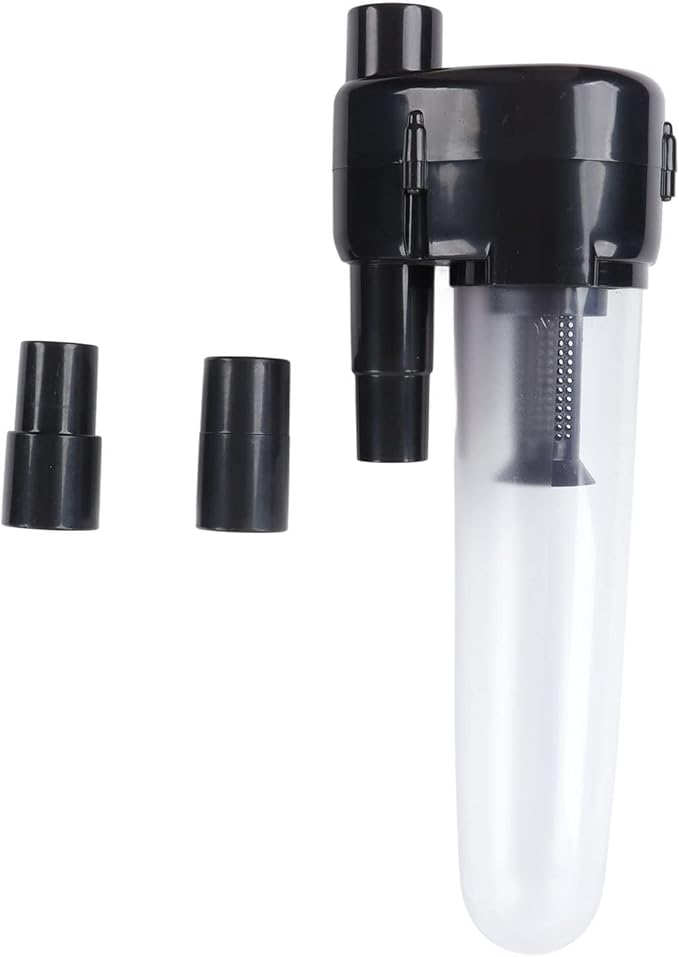 Vacuum Cleaner Dust Collector Filter, ABS Material with 2pcs Connectors for 32mm 34.5mm Hoses - Motor Protection, Easy Installation, Durable and Washable for Workshop Use