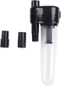Vacuum Cleaner Dust Collector Filter, ABS Material with 2pcs Connectors for 32mm and 34.5mm Hoses - Motor Protection, Reusable Water - Washable, Durable and Lightweight