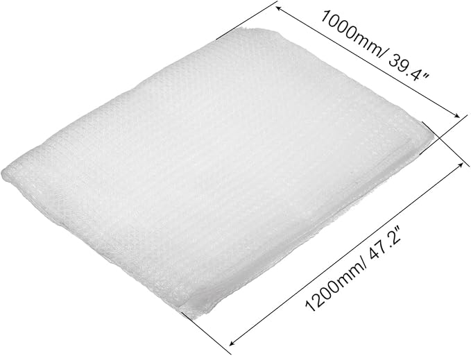 PATIKIL 47.2" x 39.4" Air Conditioner Air Filter Material, Plastic Dustproof Filtering Mesh Screen Replacement for Air Conditioning, White
