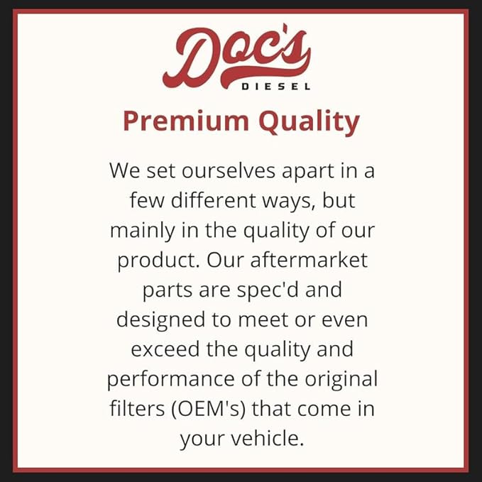 DOC'S Grand Cherokee/Ram 1500 3.0L Diesel Oil Filter 2014-2019 | Replaces 68229402AA (12 Pack)