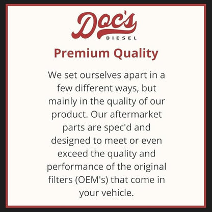 DOC'S Grand Cherokee/Ram 1500 3.0L Diesel Oil Filter 2014-2019 | Replaces 68229402AA (12 Pack)