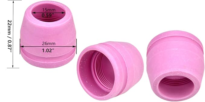 27 Pcs AG60P AG-60 Plasma Cutter Torch Consumables Kit with Roller Guide Wheel Spacer, Nozzles, Electrodes, Ceramic Cups, for Multiple Pilot Arc Plasma Cutters (SG-55/WSD-60 Compatible)
