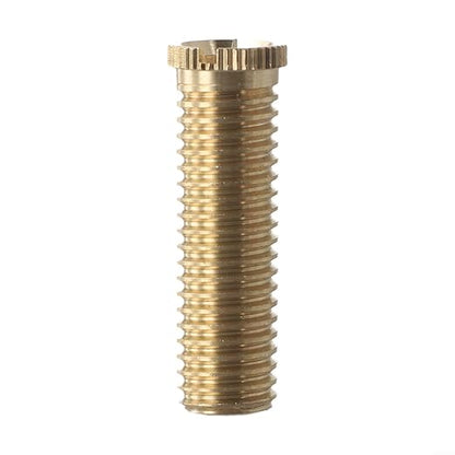Sink Strainer Screw Connector Brass Alloy Bolts for Wash Basin Strainer Bath Waste Bolt Kitchen Sink Basket Filter Slotted Design for Easy Tightening Copper Color(Brass 4cm)