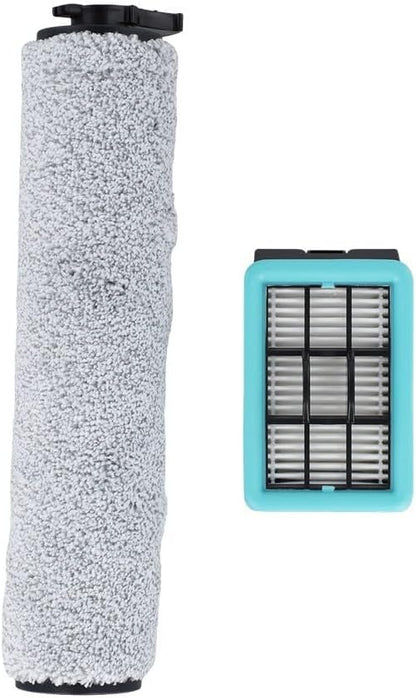Replaceable Roller Brush Filter for CrossWave HF2, 3845N, 3831 Floor Scrubbers – Plastic Wet/Dry Vacuum Cleaner for Spare Part for Hard Floor Cleaning, 35x59x94mm