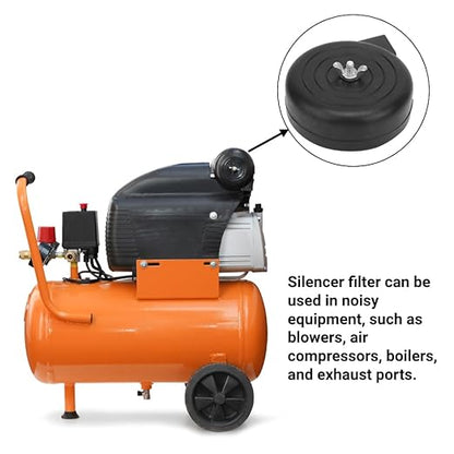 Air Compressor Intake Filter and Silencer 20mm 1/2PT Replacement Part Reduces Noise for Air Compressors and Pumps