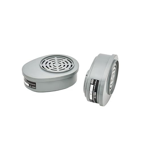 MSA 815355 Advantage Respirator Cartridge - Organic Vapor (GMA: OV), Quantity: 2 per pack, Chemical & Combination Air-Purifying Respirator Attachment, Long-Lasting Respiratory Protection