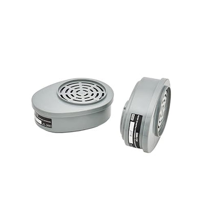 MSA 815355 Advantage Respirator Cartridge - Organic Vapor (GMA: OV), Quantity: 2 per pack, Chemical & Combination Air-Purifying Respirator Attachment, Long-Lasting Respiratory Protection