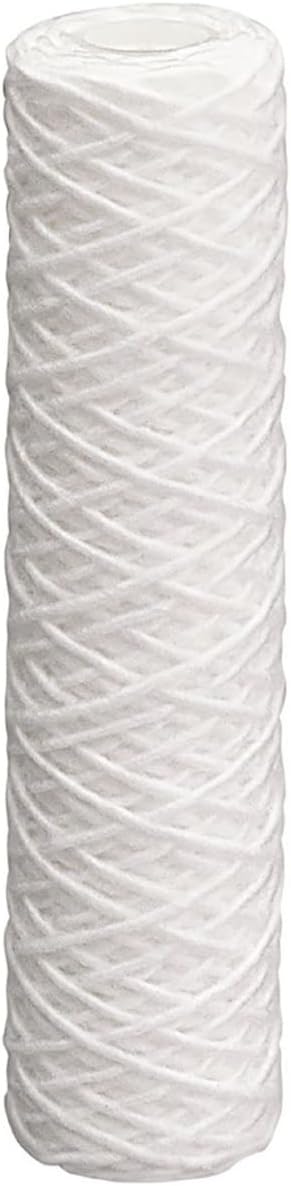 10 Micron 10 Inch x 2.5 Inch | 6-Pack String-Wound Polypropylene Whole House Sediment Replacement Cartridge | Compatible with Pentek CW-F, Hydronix SWC-25-1010 | Made in the USA, US Water Filters