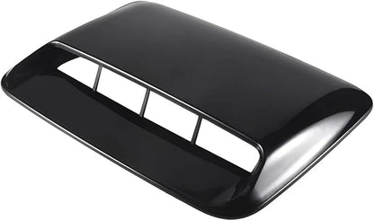 Car Universal Hood Vent Air Outlet Cover Compatible For Infiniti And Mazda Compatible For Tesla Hood Scoop Air Flow Intake Vent Cover(Bright Black)