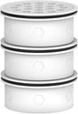 MARRIOTTO Water Filter Replacement for Ls Home Dispenser 18 Cup, Glass Pitcher 7 Cup and GLACIER FRESH Glass pitcher, 3 Activated Carbon + Ion Exchange Filter
